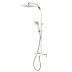Triton Tees Dual Bar Mixer Shower With Diverter - Chrome (UNTEBMDIV) - thumbnail image 1