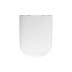 Twyford E500 Square Toilet Seat - White (E57951WH) - thumbnail image 1