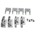 Twyford ES200 click lock mechanism (pack of 4) (ES2009XX) - thumbnail image 1