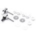 Twyford Alcona Soft Close Toilet Seat Hinges - Chrome (99318000) - thumbnail image 1
