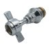Ultra Beaumont 3/4" Head and Valve - Chrome (Si303) - thumbnail image 1