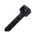 Unicrimp 300mm X 4.8mm Cable Tie - Black (Pack of 100) (QTB300S) - thumbnail image 1