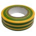 Unicrimp Electricians Tape - 19mm x 33m - Yellow/Green (1933YG) - thumbnail image 1