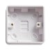 Vimark Curve 1 Gang 25mm Surface Pattress Box - White (VC1221) - thumbnail image 1