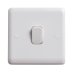 Vimark Curve 10A 1 Gang 2 Way Light Switch (VC1203) - thumbnail image 1