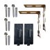 Wall Brackets for 820 & 980mm post-Dec2015 Cistern Only (ABSP-20-0122) - thumbnail image 1