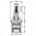 1/2" tap mechanism ceramic disc hot/cold - pair (CC13) - thumbnail image 2