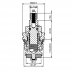 1/2" tap mechanism rubber screwdown hot/cold - single (RC4) - thumbnail image 2