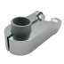 Aqualisa 25mm pinch grip shower head holder - grey/chrome (910314) - thumbnail image 2