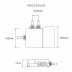 Aqualisa Concealed Visage digital shower with adjustable shower head - Gravity Pumped (VSD.A2.BV.14) - thumbnail image 2