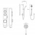Aqualisa iSystem concealed digital shower with adj shower head & bath filler overflow - HP/Combi (ISD.A1.BV.DVBTX.14) - thumbnail image 2