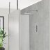 Aqualisa iSystem concealed digital shower with wall fixed shower head - gravity pumped (ISD.A2.BFW.21) - thumbnail image 2