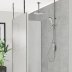 Aqualisa iSystem concealed digital shower with adjustable and ceiling fixed shower heads - Hp/Combi (ISD.A1.EV.DVFC.21) - thumbnail image 2