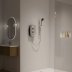 Aqualisa Lumi + Electric Shower 10.5kW - Mirrored Chrome (LMEP10501) - thumbnail image 2