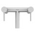 Aqualisa Uptown Deck Mounted Bath Filler - Chrome (CB.DBF.19) - thumbnail image 2