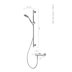 Aqualisa Midas 300 bar mixer shower - Gravity (MD301BAR) - thumbnail image 2