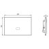 Armitage Shanks Septa Pro E2 Electronic/Infared Single Flush Plate - Chrome (S0773AA) - thumbnail image 2