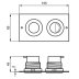 Armitage Shanks Septa Pro P2 Pneumatic Dual Flush Plate - Polished Stainless Steel (S0860MY) - thumbnail image 2