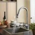 Bristan Apricot sink mixer with pull out spray - chrome (APR PULLSNK C) - thumbnail image 2