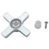 Bristan Art Deco temperature control handle - chrome (IRP19-02-30) - thumbnail image 2