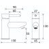 Bristan Blitz Cloakroom Basin Mixer Tap - Chrome (BTZ SMBAS C) - thumbnail image 2
