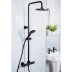 Bristan Buzz Thermostatic Bar Shower With Rigid Riser - Black (BUZ SHXDIVCTFF BLK) - thumbnail image 2