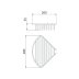 Bristan Closed Front Corner Fixed Wire Basket - Chrome (COMP BASK04 C) - thumbnail image 2