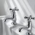 Bristan Colonial Basin Taps - Chrome (K 1/2 C) - thumbnail image 2