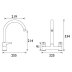 Bristan Design Utility Lever deck sink mixer - chrome (DUL DSM C) - thumbnail image 2