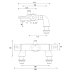 Bristan Design Utility Lever Thermostatic TMV2 Bath Mixer Shower - Chrome (DUL3 THBSM C) - thumbnail image 2