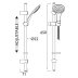 Bristan Evo Shower Kit with Large Single Function Handset & 2M Hose (EVC KIT01 2M C) - thumbnail image 2