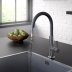 Bristan Melba Sink Mixer - Chrome/Black (MLB SNK BLK) - thumbnail image 2