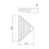 Bristan Open Front Corner Fixed Wire Basket - Chrome (COMP BASK05 C) - thumbnail image 2
