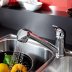 Bristan Pear Sink Mixer with Pull Out Spray - Chrome (PEA PULLSNK C) - thumbnail image 2