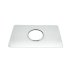 Bristan Prism rectangular concealing plate (0307-00-034 C) - thumbnail image 2