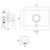 Bristan Prism thermostatic recessed dual control shower valve (PM2 CSHCVO C) - thumbnail image 2