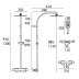 Bristan Qubo Dual Thermostatic Bar Mixer Shower With Rigid Riser - Chrome (QB SHXDIVCTFF C) - thumbnail image 2