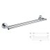 Bristan Solo Double Towel Rail - Chrome (SO DRAIL C) - thumbnail image 2