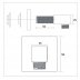 Bristan Square Wall Outlet - Chrome (ARM WOSQ01 C) - thumbnail image 2
