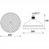 Bristan Traditional Fixed Head - 300mm - Chrome (FH TDRD03 C) - thumbnail image 2