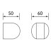 Bristan Wall Parking Bracket 100 - Chrome Plated (WB100 C) - thumbnail image 2