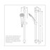 Bristan Evo shower fittings kit - Chrome (EV KIT01 C) - thumbnail image 2