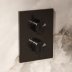 Crosswater Crossbox 3ONE6 Dual Outlet Trimset - Stainless Slate (TLCB1500LBPST) - thumbnail image 2