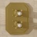Crosswater Crossbox Belgravia Double Outlet Trimset - Brushed Brass (BLCB1500LBPF_V2) - thumbnail image 2