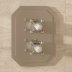 Crosswater Crossbox Belgravia Triple Outlet Trimset - Brushed Nickel (BLCB2500LBPL) - thumbnail image 2