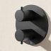 Crosswater Crossbox MPRO Double Outlet Industrial Trimset - Carbon Black (PRICB1500LBPM) - thumbnail image 2