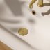 Crosswater MPRO Industrial Basin Click Clack Waste - Brushed Brass (PRI0260UB) - thumbnail image 2