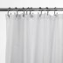 Croydex 1800mm x 1800mm high performance/professional textile shower curtain - white (GP00801) - thumbnail image 2