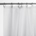 Croydex 1800mm x 2100mm high performance/professional textile shower curtain - white (GP85106) - thumbnail image 2