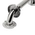 Croydex 300mm Stainless Steel Straight Grab Bar with Ant-Slip Grip - Chrome (AP500541) - thumbnail image 2